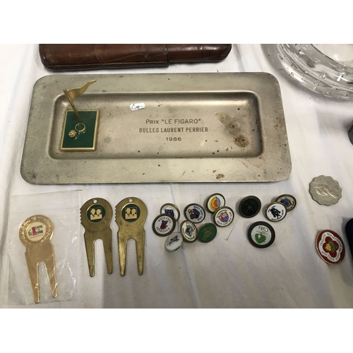 1192 - Mixed lot, ebony steel inlaid games box, dominoes and playing cards, bubble glass ashtray 15cms w, t... 