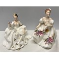 Two Royal Doulton figurines. My Love HN2339 16cm h and Marylyn HN3002 19cm h.