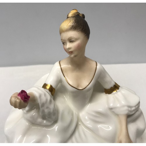 17 - Two Royal Doulton figurines. My Love HN2339 16cm h and Marylyn HN3002 19cm h.