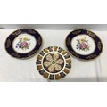 Three plates to include a Royal Crown Derby Imari Evening Star plate 22cm d and a pair of Czechoslov... 