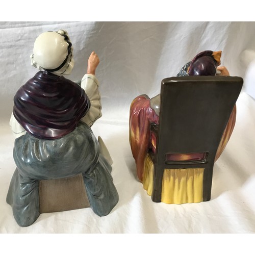 69 - Two Royal Doulton figurines, Schoolmarm HN2223 17cm h and The Foaming Quart HN2162 15cm h.