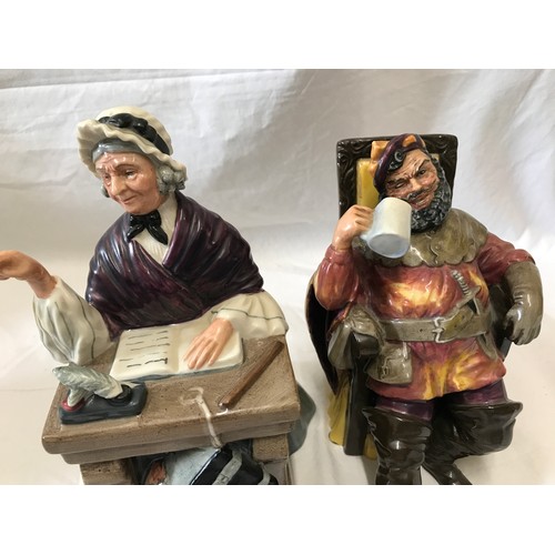 69 - Two Royal Doulton figurines, Schoolmarm HN2223 17cm h and The Foaming Quart HN2162 15cm h.