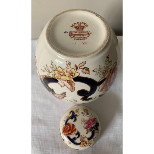 91 - A Mason's Mandalay ginger jar and cover.