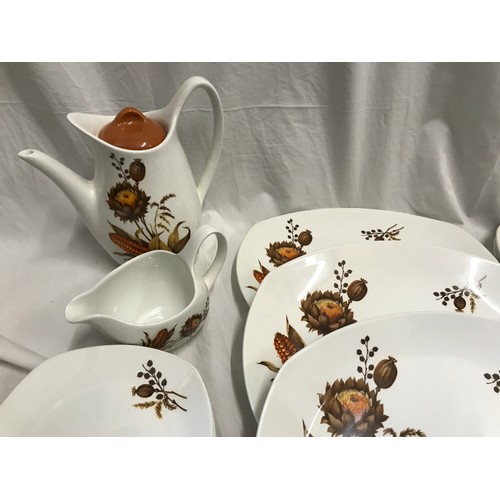 131 - A Midwinter Stylecraft Cornfield design part dinner and tea service comprising of 50 pieces to inclu... 