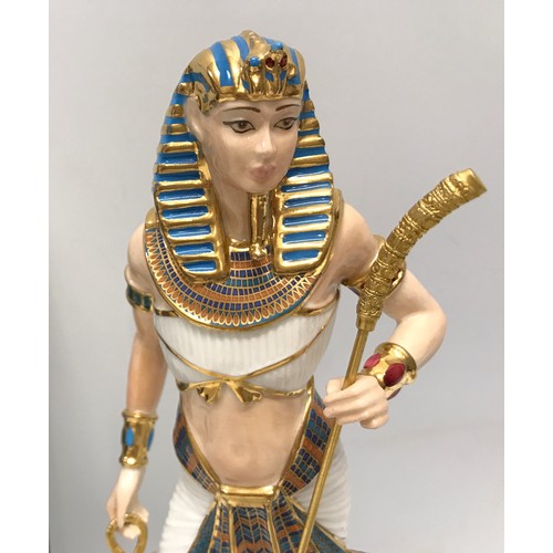 198 - Wedgwood figurine of Tutankhamun The Boy King, Legends of the Nile collection Ltd Edition 294 of 950... 