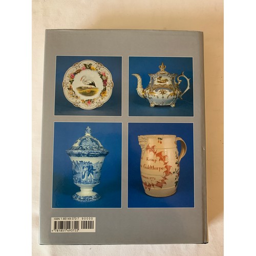 243 - A Rockingham seaweed porcelain part tea service, some pieces bearing the puce factory mark Rockingha... 