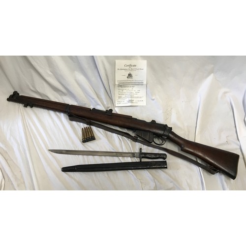 892 - WITHDRAWN UNTIL THE AUGUST SALE DUE TO OUT OF DATE ACTIVATION CERTIFICATE -  Lee Enfield SMLE Number... 