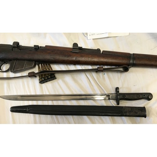 892 - WITHDRAWN UNTIL THE AUGUST SALE DUE TO OUT OF DATE ACTIVATION CERTIFICATE -  Lee Enfield SMLE Number... 