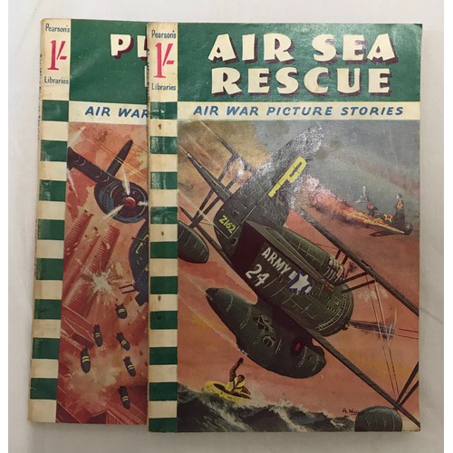 896 - A mixed lot to include 17 x War Picture comics, 2 x Air Sea Rescue comics, 4 x 30mm Cannon shells, 2... 