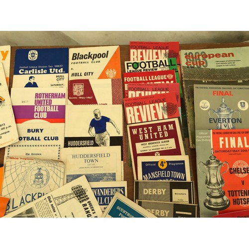 902 - A collection of football programmes to include Hull City home and away seasons 66/67 and others, tog... 