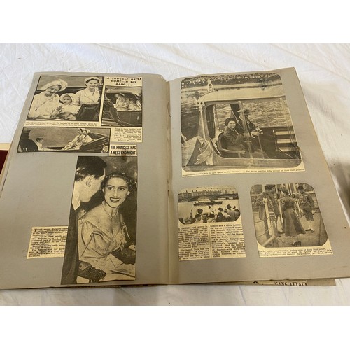 906 - A collection of Royal Family ephemera to include newspaper photo prints from the 40's and 50's,  a s... 