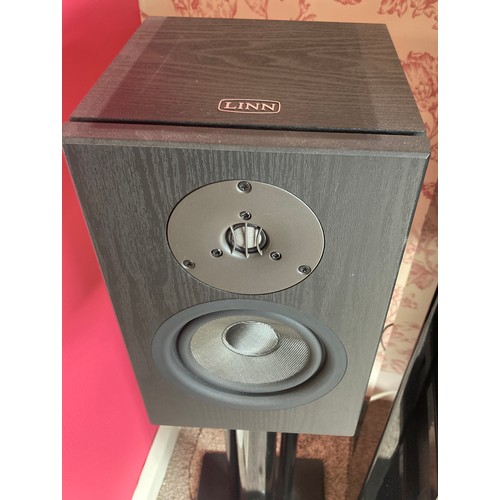 912 - A NAD sound system with Linn speakers mounted on Atacama stands. To include a CD player model C520 a... 