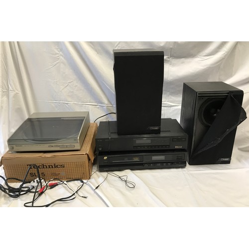 918 - HiFi separates system. Technics SL.5 turntable, Sherwood TD1121 tuner, Sansui CD XIII and a pair of ... 