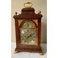 A fine quality 18thC mahogany bracket clock by John Baker of Hull, with double fusee movement, verge... 
