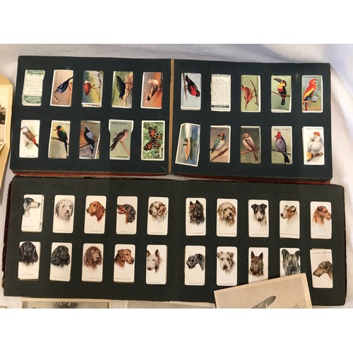 953 - Mixed lot, Players, Wills and Gallahers cigarette cards, postcards including Croydon Airport, Surrey... 