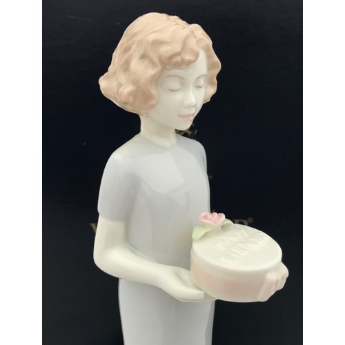 65 - Royal Worcester Moments figurine, Birthday Girl modelled by Richard Moore 2000. 19.5cms h with packa... 