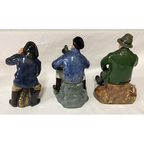 78 - Three Royal Doulton figurines comprising: Sea Harvest HN2257 18.5cms, The Lobster Man HN2317 19cms a... 