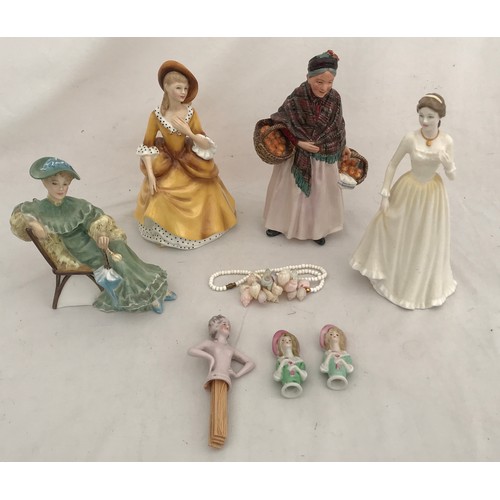 89 - Four Royal Doulton figurines: 