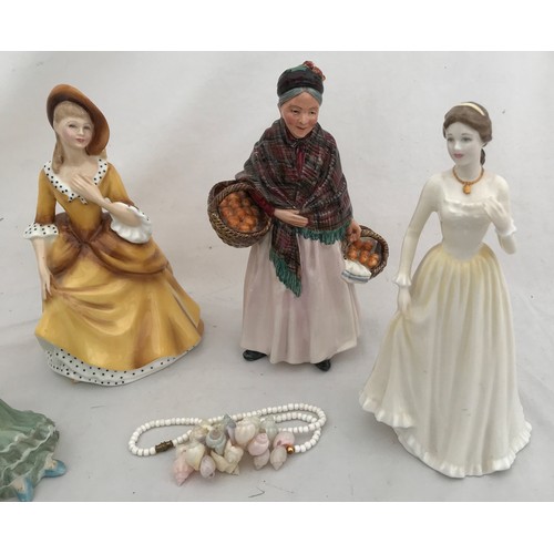 89 - Four Royal Doulton figurines: 