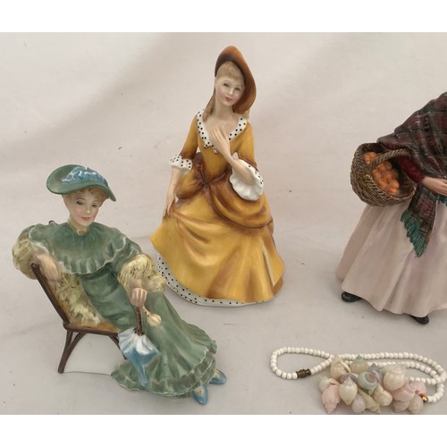 89 - Four Royal Doulton figurines: 