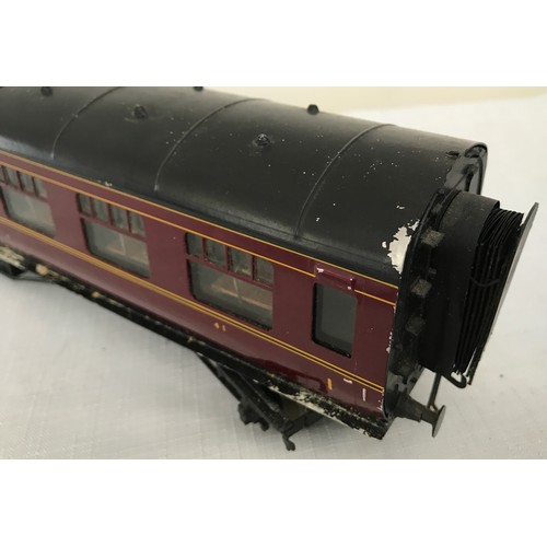 682 - An Exley 0 gauge scale tinplate model Restaurant Car LMS 41.