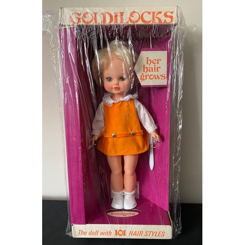 697 - A Goldilocks doll by Bradgate, her hair grows, in original box, mint and unused. 48 x 22cms.