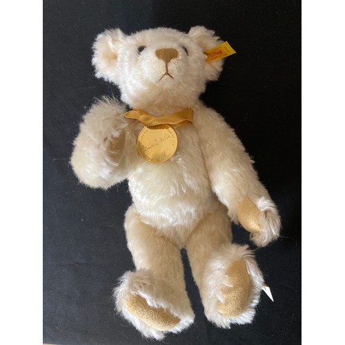 698 - A Millennium Steiff teddy bear. 30cms h.