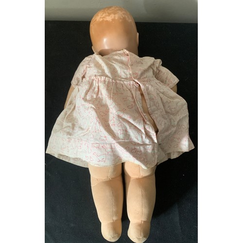 702 - A Schildkrot 45 celluloid doll c1950's with crying mechanism. 44cms l.