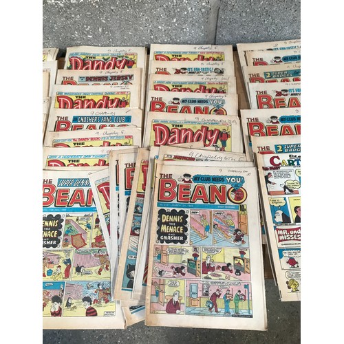 763 - A collection of Beano and Dandy comics C1981-84 including one Spike Comic and one Daily Mail Cartoon... 