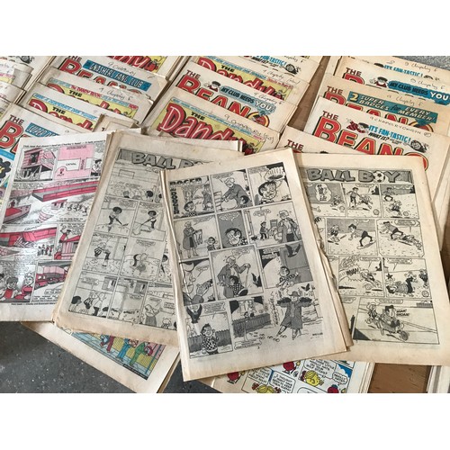 763 - A collection of Beano and Dandy comics C1981-84 including one Spike Comic and one Daily Mail Cartoon... 