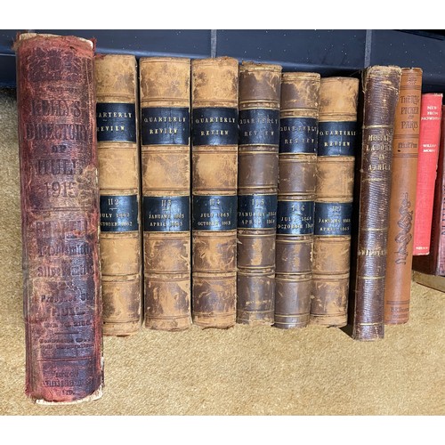 771 - A selection of 20 hard back books of various subjects to include: Kelly's Directory of Hull 1915, Th... 