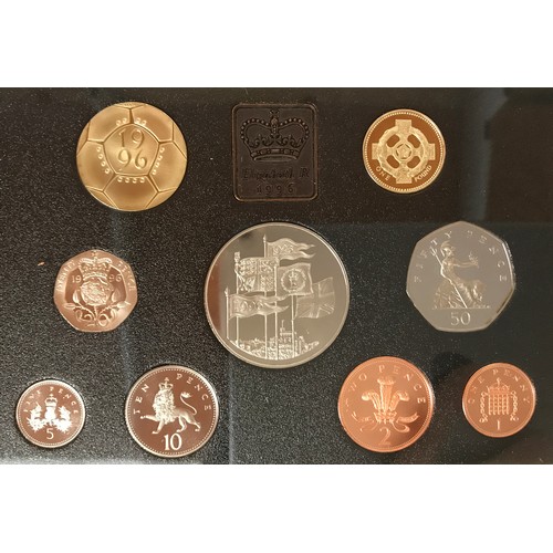 779 - Three boxed Royal Mint Proof coin collections to include 1994,1995 and a 1996 Deluxe proof set  for ... 