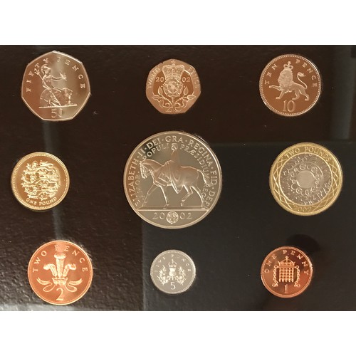 781 - Three boxed Royal Mint Proof Coin Collection sets to include, 2001,2002 and 2003. All original boxes... 