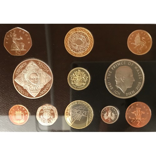 783 - Three boxed Royal Mint Proof Coin collections to include 2008, 2009 with Kew Garden 50 pence and 201... 