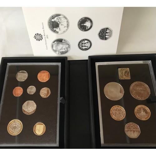 785 - Four boxed Royal Mint Coin Collections to include 2014, 2015, 2016 and 2017. All with certificates /... 