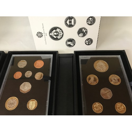 785 - Four boxed Royal Mint Coin Collections to include 2014, 2015, 2016 and 2017. All with certificates /... 