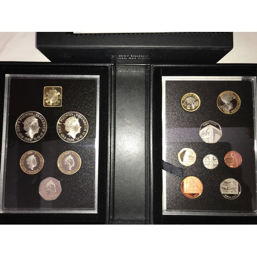 785 - Four boxed Royal Mint Coin Collections to include 2014, 2015, 2016 and 2017. All with certificates /... 