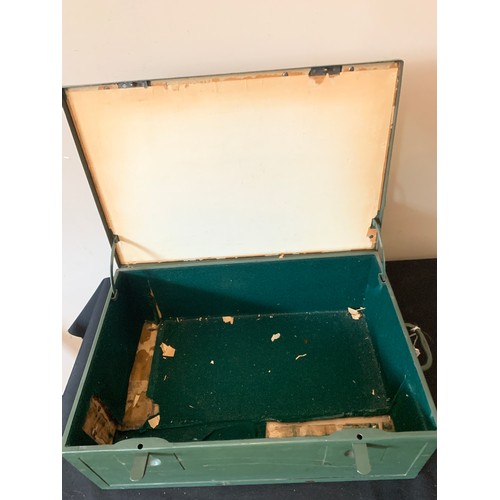 900 - A German field surgeons metal kit box  