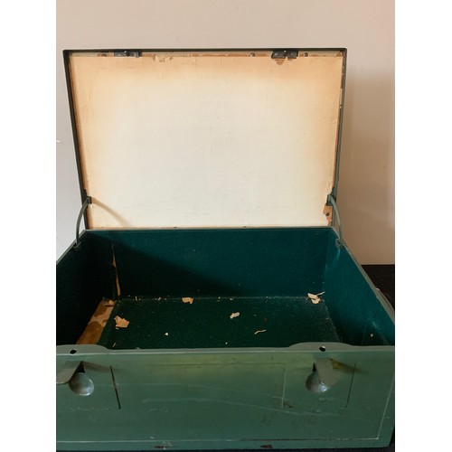 900 - A German field surgeons metal kit box  