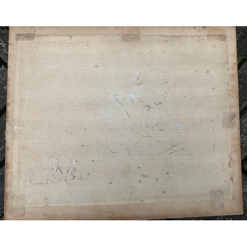 1261 - A pen and ink sketch inscribed in 1848 