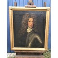 Oil on canvas, portrait of a cavalier. 74 x 61cms.