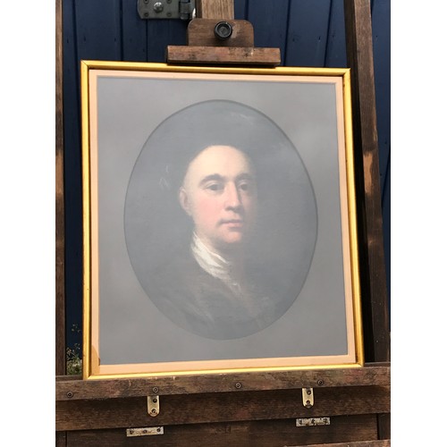 1274 - JOHN DYER (1699-1757) A oil on canvas oval portrait of Thomas Dyer. 42 x 35cms.