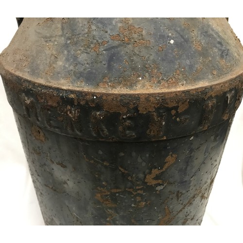 1543 - A 1962 Dutch metal Eigenoom milk churn. 60cms h x 35cms w.