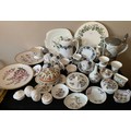 A large selection of ceramics to include a 15 piece  Susie Cooper coffee service, Royal Worcester La... 