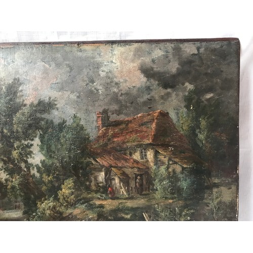 1278A - Attributed by the family to John Constable, an oil on canvas laid down on a panel. Inherited by the ... 