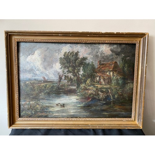 1278A - Attributed by the family to John Constable, an oil on canvas laid down on a panel. Inherited by the ... 