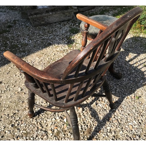 769 - A Victorian walnut revolving piano tripod stool with upholstered seat 52cms h , to seat 36cms h toge... 