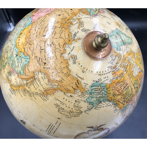 611 - A Replogle 12 inch diameter globe, World Classic Series approx 16 inch or 43cms h.