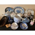 A quantity of 18thc, 19thc and 20thc ceramics to include Shelley, Spode, Wedgwood etc