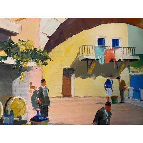 706 - CECIL ROCHFORT D'OYLY JOHN (1906-1993) A Corner of a Spanish village near Torremolinos Spain, inscri... 